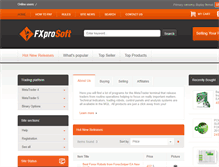 Tablet Screenshot of fxprosoft.com
